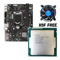 i5 4 gen with Gigabite H81 motherboard