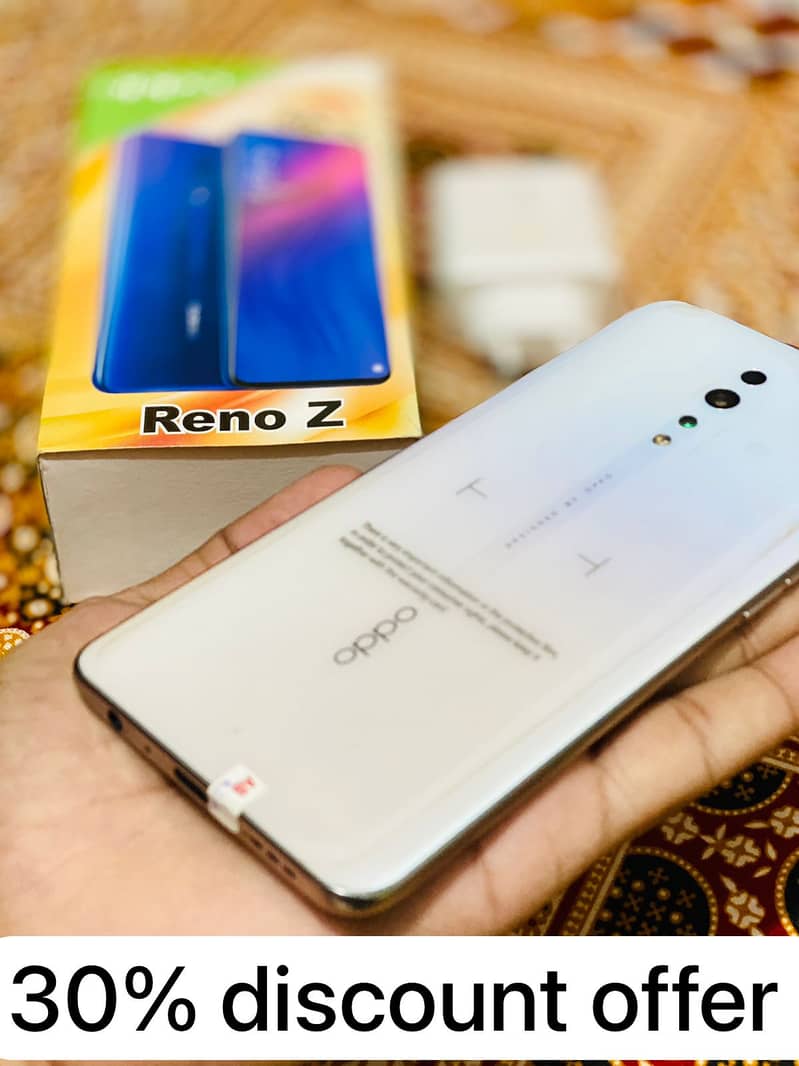 oppo reno z 8/256gb set charger dual sim PTA Approved 1