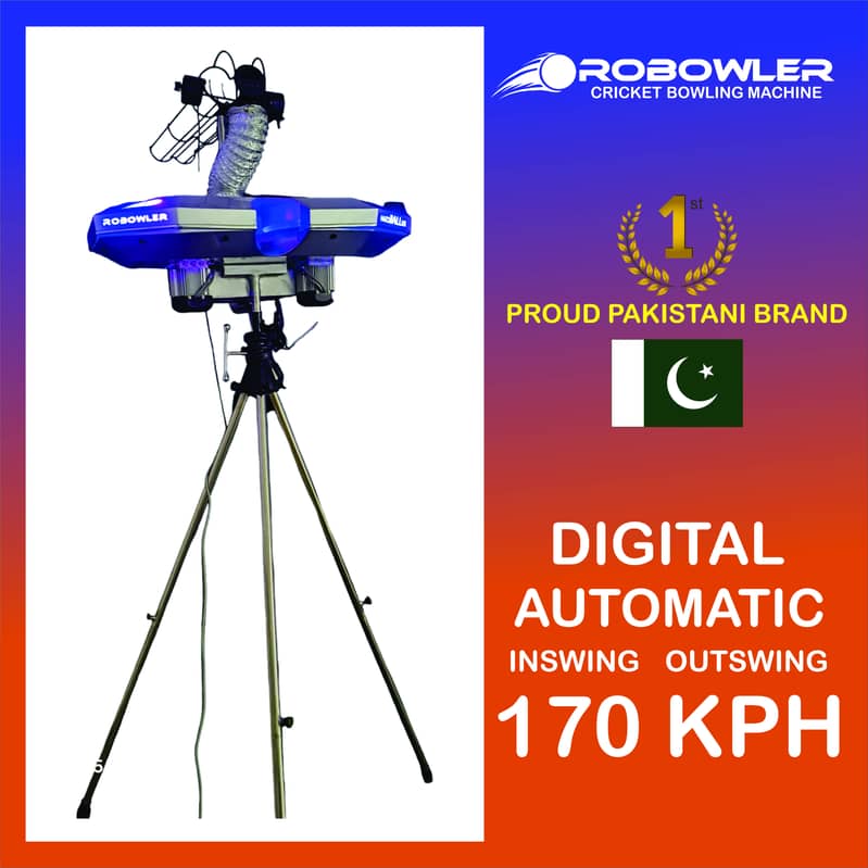 ROBOWLER Bowling Machine / Cricket Bowling Machine in Pakistan 0