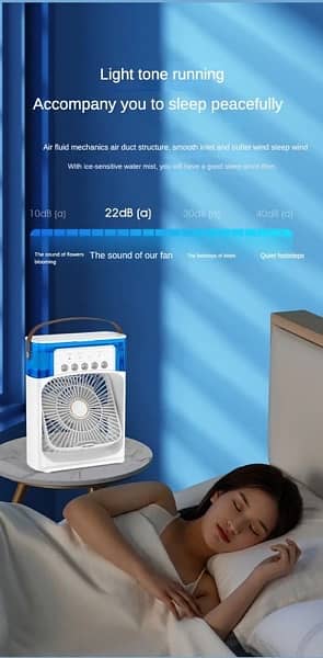 Mist Fan portable humidifier air conditioner three in one air cooler 1