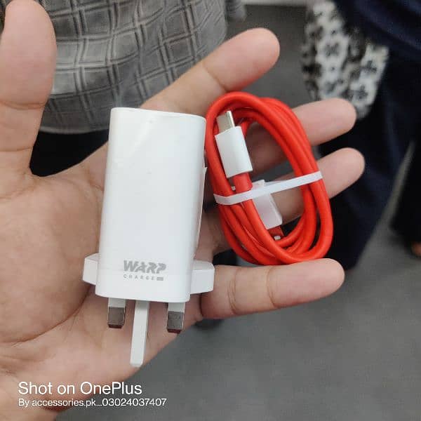 OnePlus warp charger 30w genuine pair for OnePlus 7t/7pro/7tpro/8/8pro 1