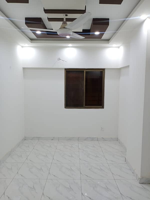 BRAND NEW VVIP 3 BED-DD (GROUND FLOOR) WEST OPEN FLAT AVAILABLE FOR SALE IN KINGS COTTAGES (PH-II) BLOCK-7 GULISTAN-E-JAUHAR 2