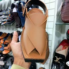 Leather Peshawari Chappal For Men