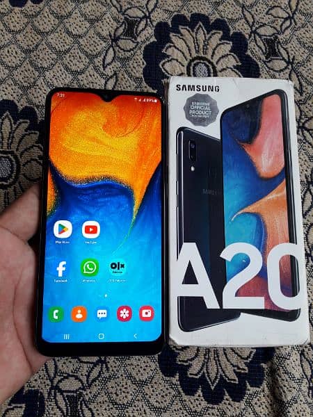 Samsung A20 32GB 3GB Ram  PTA approved 03323000388 1