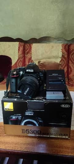 Nikon D5300 Brand New With box+ 18/55 lenz + 1 battery+charger. 100/100