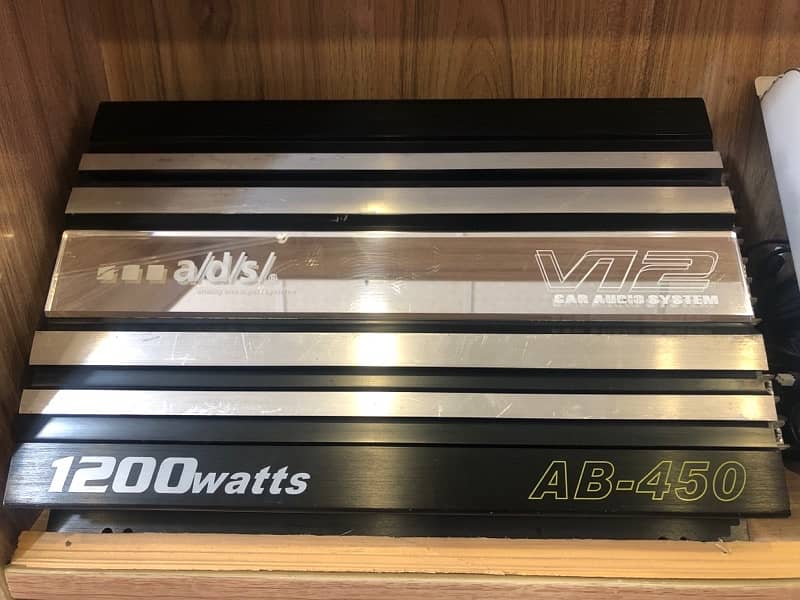 a/d/s V12 AB-450 4 Ch Car Amplifier 0