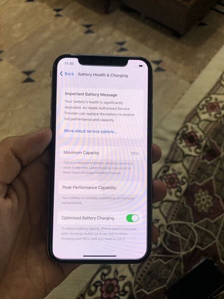 iphone X 256 gb 8