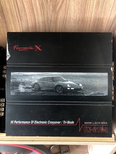 Formula X FX-2150 2 Ch Car Amplifier 0