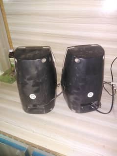 Used speakers for sale in normal condition.