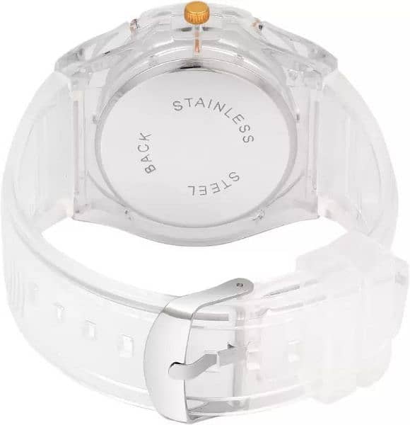 Transparent Analog watch for boys 3