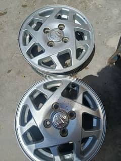 suzuki wagon r alloy rims 2 pcs