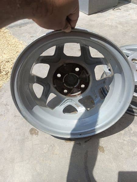 suzuki wagon r alloy rims 2 pcs 1