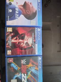 Pack of 3 games (Tekken 7 , Fifa 22 & WWE 2K22)