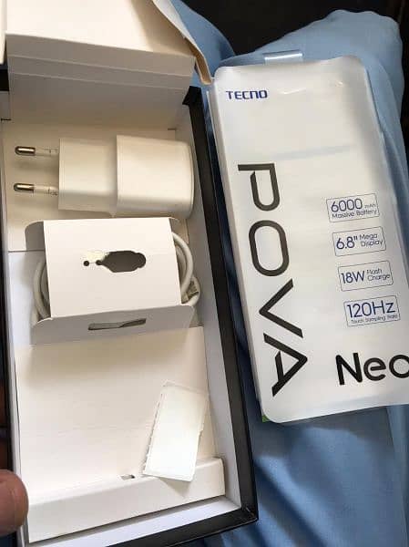 Tecno Pova Neo 4/64 complete box lush condition 5