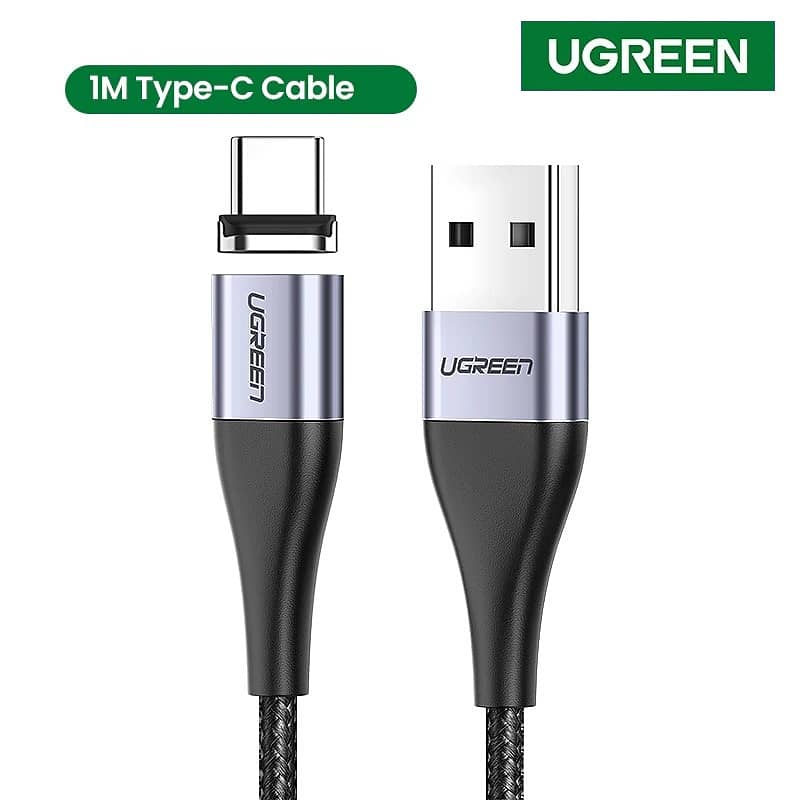 UGREEN Magnetic 3A Type-C Fast Charging Cell Mobile Phone Tablet Cable 7