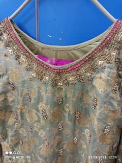 3 piece original shiffon banarsi embroidery suit