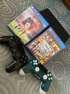 Ps4 Slim 500gb With Games Gta5 / Unchated4