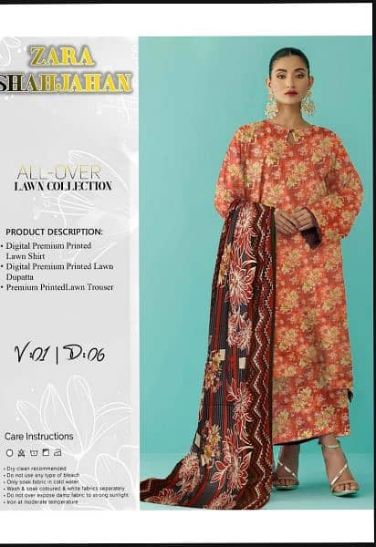 zara shah brand suit in lawn 3