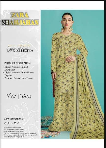 zara shah brand suit in lawn 5