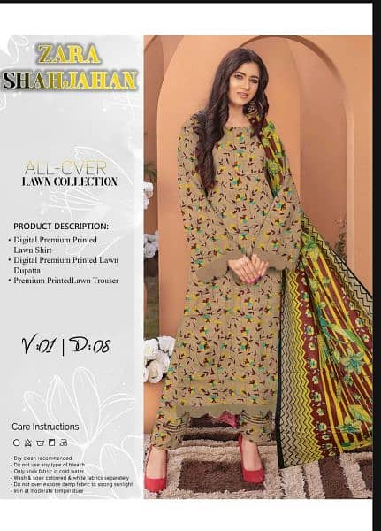 zara shah brand suit in lawn 7