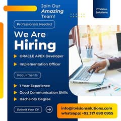 oracle apex developer and implemenatationofficer