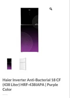 Haier Refrigerator INVERTER HRF- 438 IAPA Purpel 0