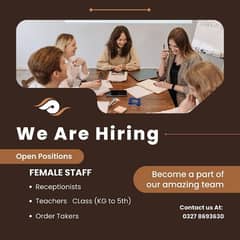 Receptionist || Jobs In Islamabad || Female staff