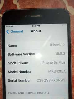 IPHONE 6S PLUS PTA APPROVED  16 GB