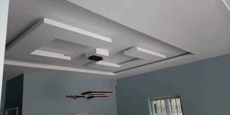 gypsum roof ceiling & wall decoration 2