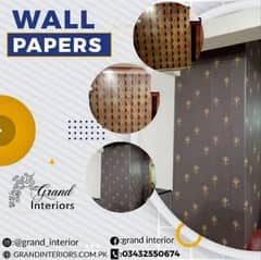 wallpapers wall morals wall panels wpvc panels by Grand interiors