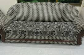 sofa set for sale 3 seater 2 seater and 1 seater. condition used .