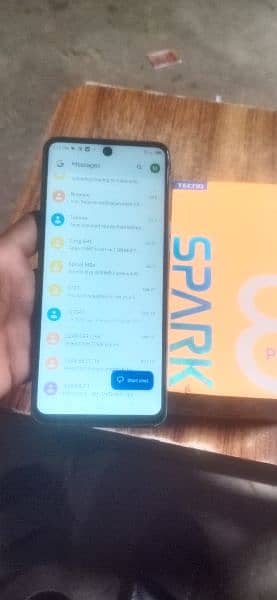 tecno spark 8 pro 4+1gb 128gb all box charger 2