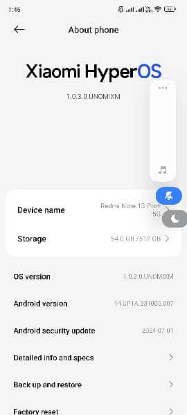 Redmi Note 13 pro plus 5G Non PTA 3