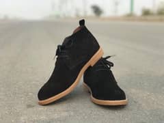 Casual Black Suede Shoes 0