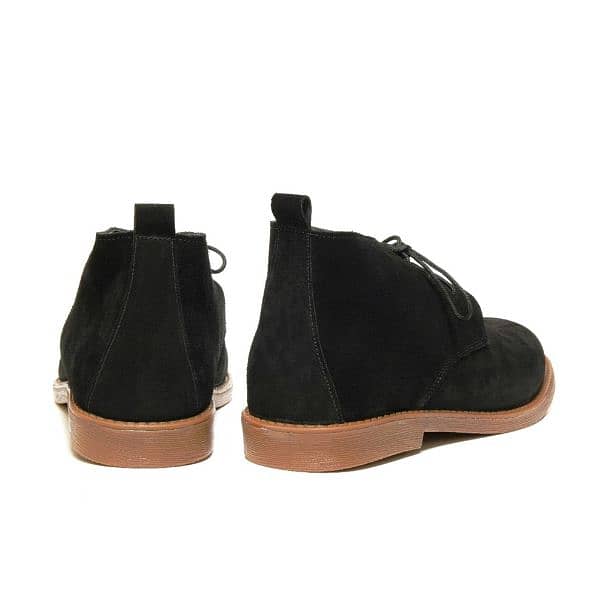 Casual Black Suede Shoes 2