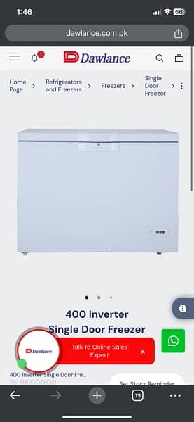 Dawlance 400 Inverter Single Door Freezer [Leekage] 9