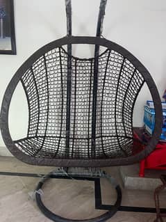 hanging 2 seater chair