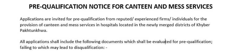 CONTRACT FOR MESS AND CANTEEN SERVICES