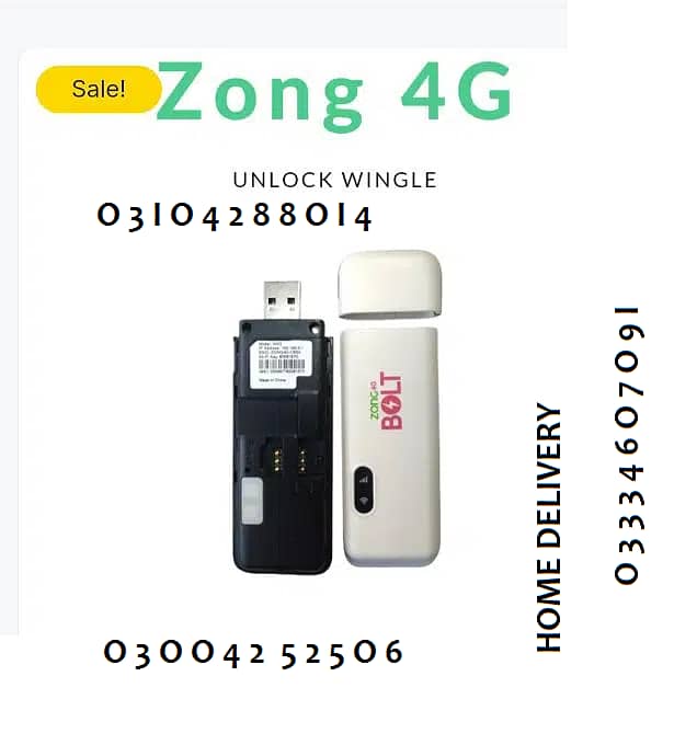 Zong W03 Device All network zong,jazz,ufone,Telenor sim working 0