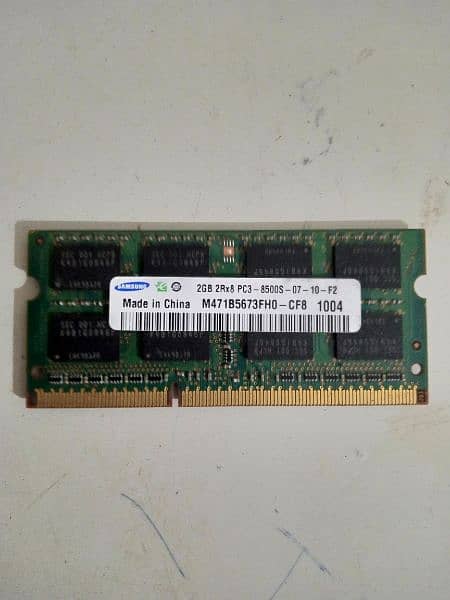 2GB DDR3 PC3 Ram for Laptop (2pcs) 2