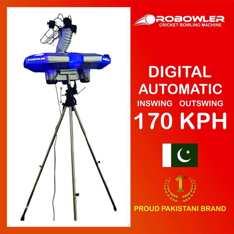 ROBOWLER Bowling Machine / Cricket Bowling Machine in Pakistan 0