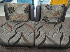 7 seater sofa set brown colour