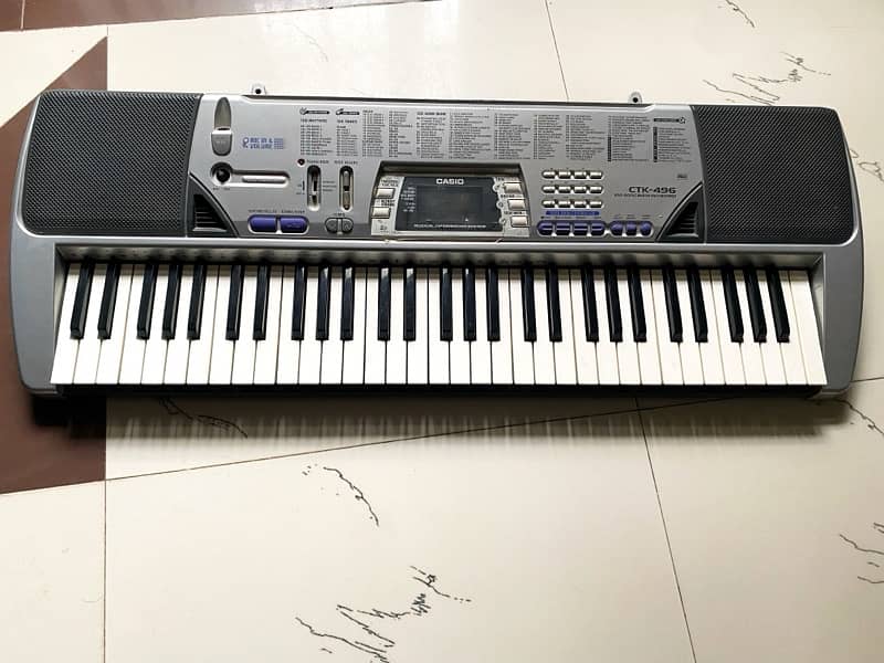 Original CASIO CTK-496 midi keyboard/piano 0