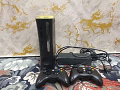 xbox 360 with 2 controller wireless 0