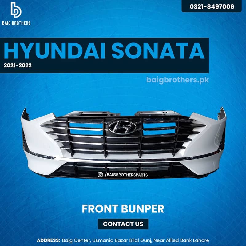 Hyundai Tucson Elantra Sonata Bonet Grill Fender Door Digi Headlight. 1