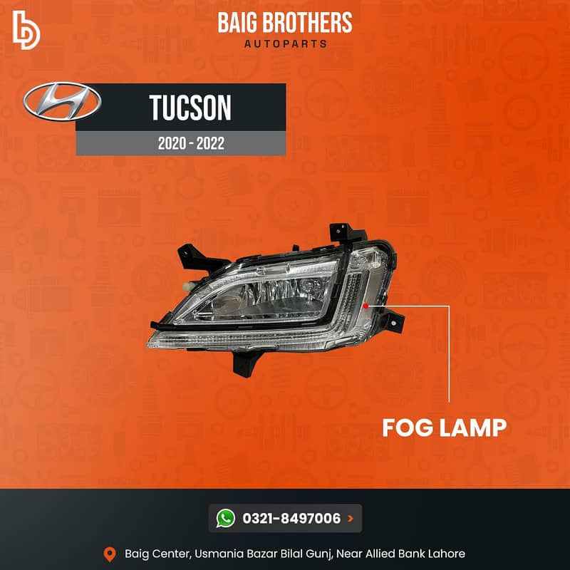 Hyundai Tucson Elantra Sonata Bonet Grill Fender Door Digi Headlight. 14