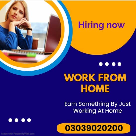 Male and Female Staff needed for Office working and Online working 0