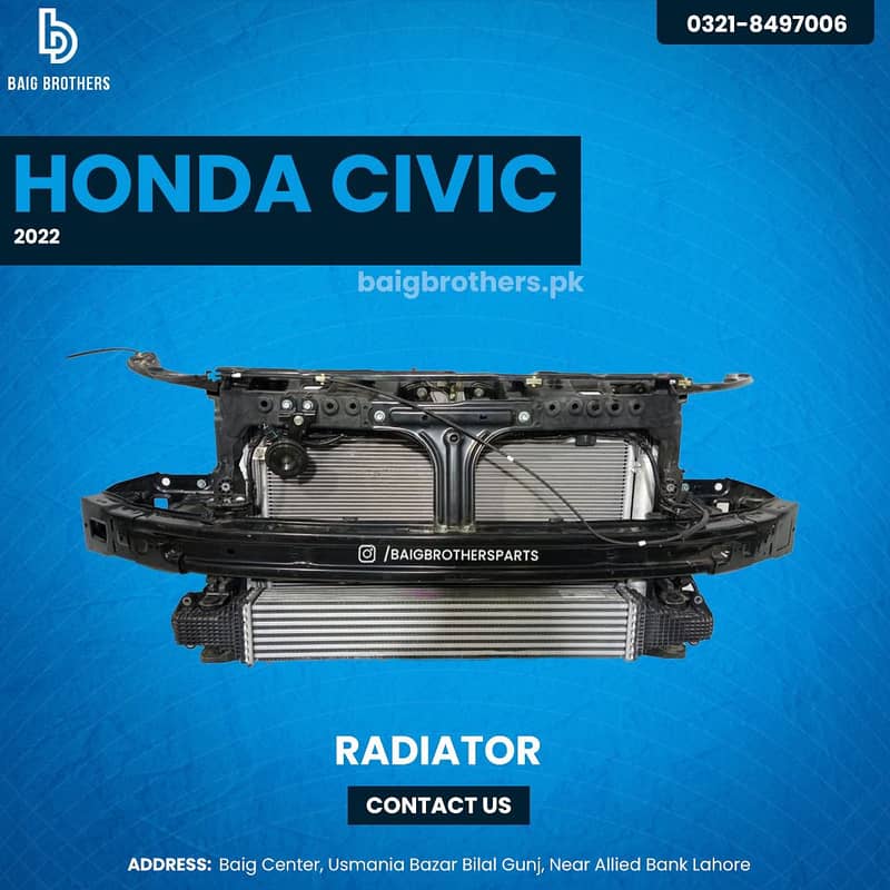 Honda Civic City Gn8 Bumper Bonet Door Glass Grill Roof Light Cut Ac. 18