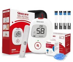 SINOCARE Safe AQ Voice Blood Glucose Monitoring Machine