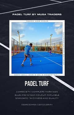 Sports PADEL TURF - Tennis court - Indoor Ground Grass Turf